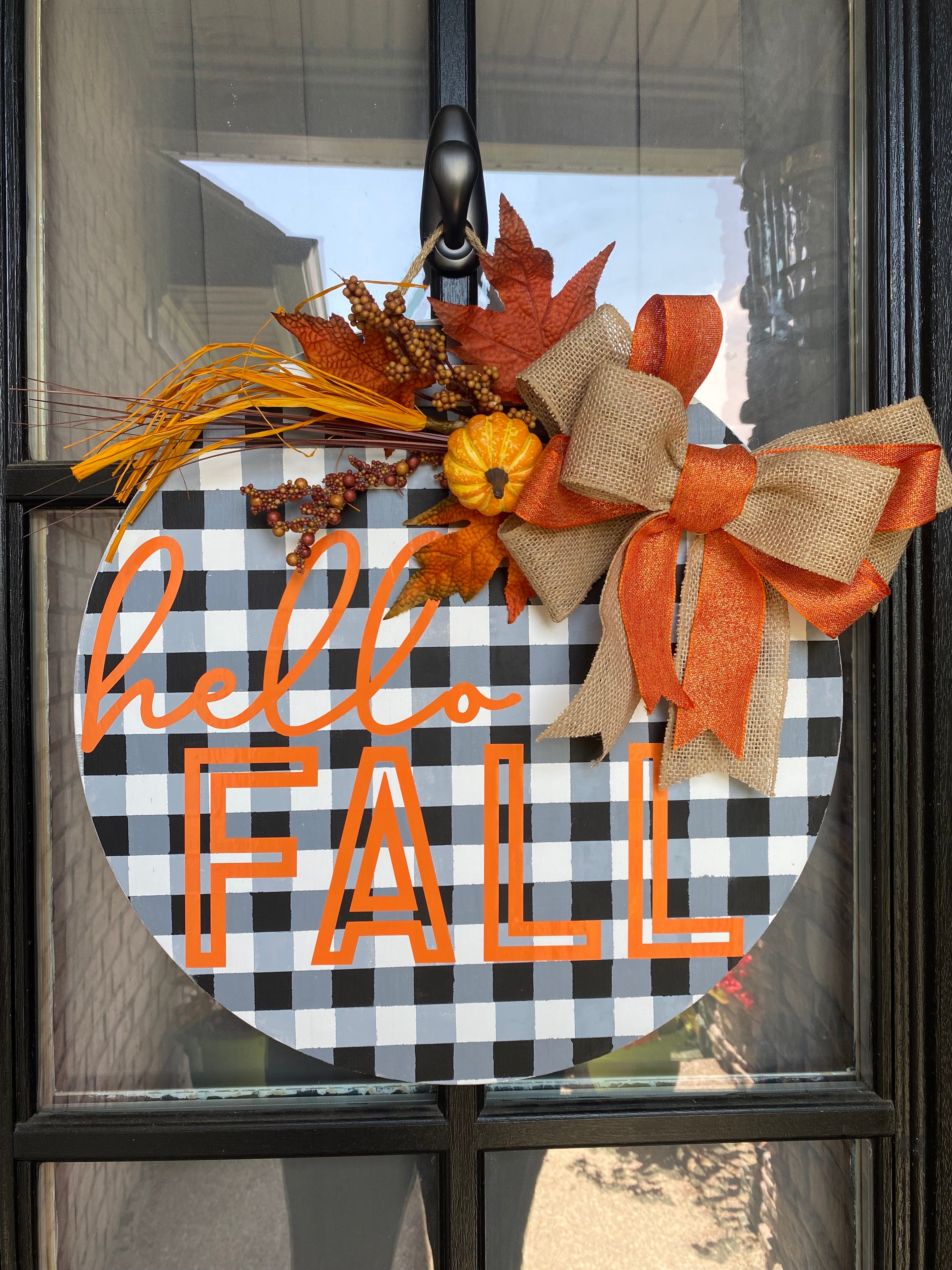 Hello Fall Door Hanger