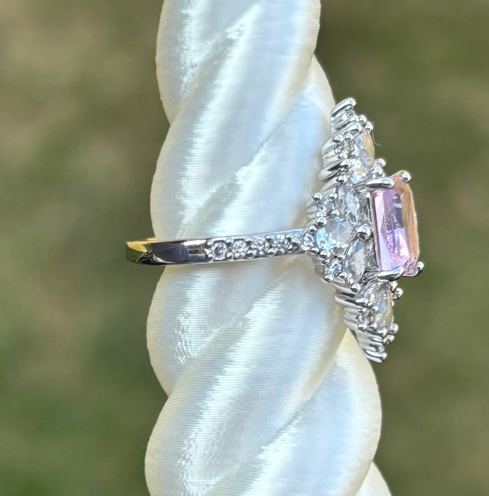 BP Rose Quartz Ring Size 7