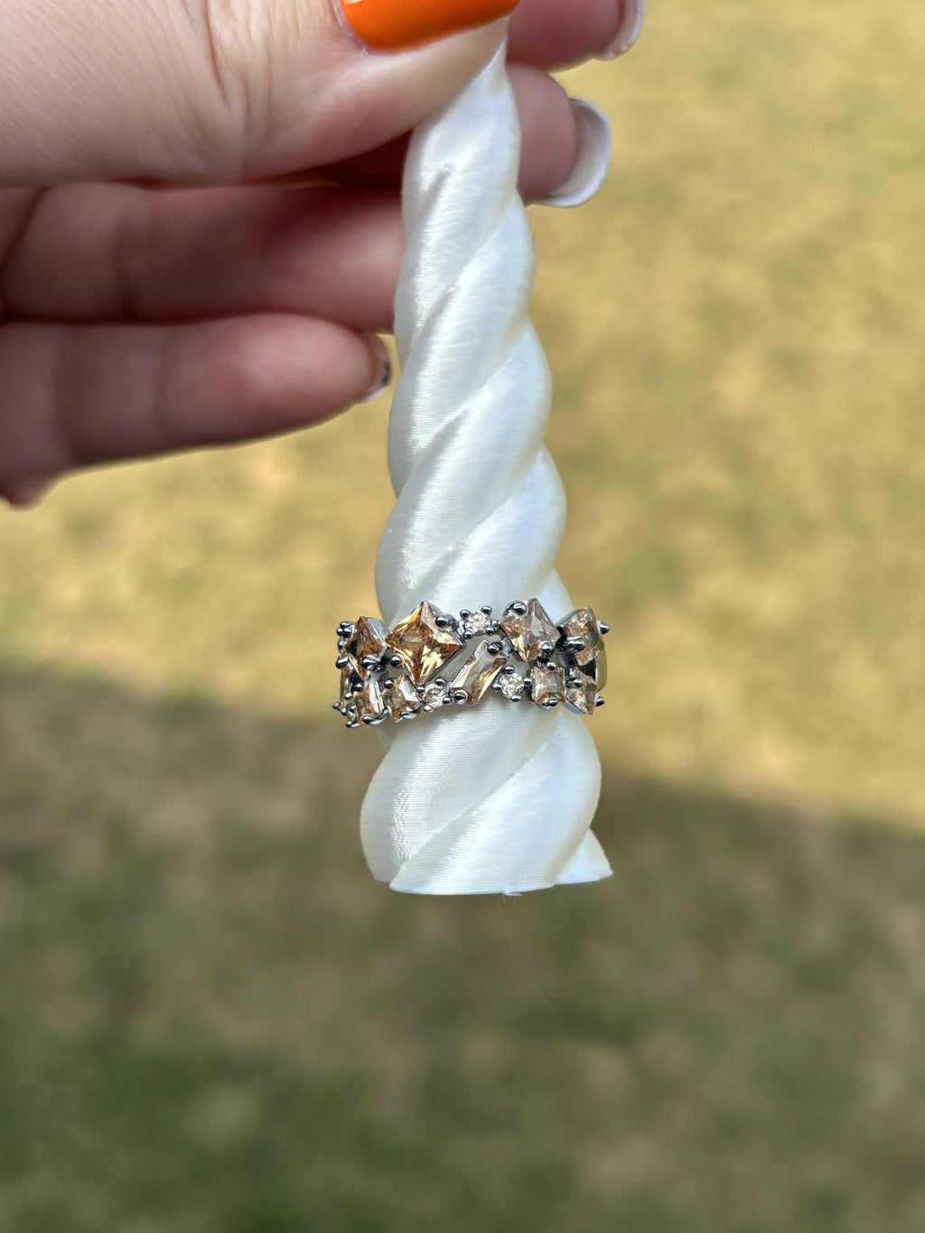 BP Smoky Topaz Ring Size 10
