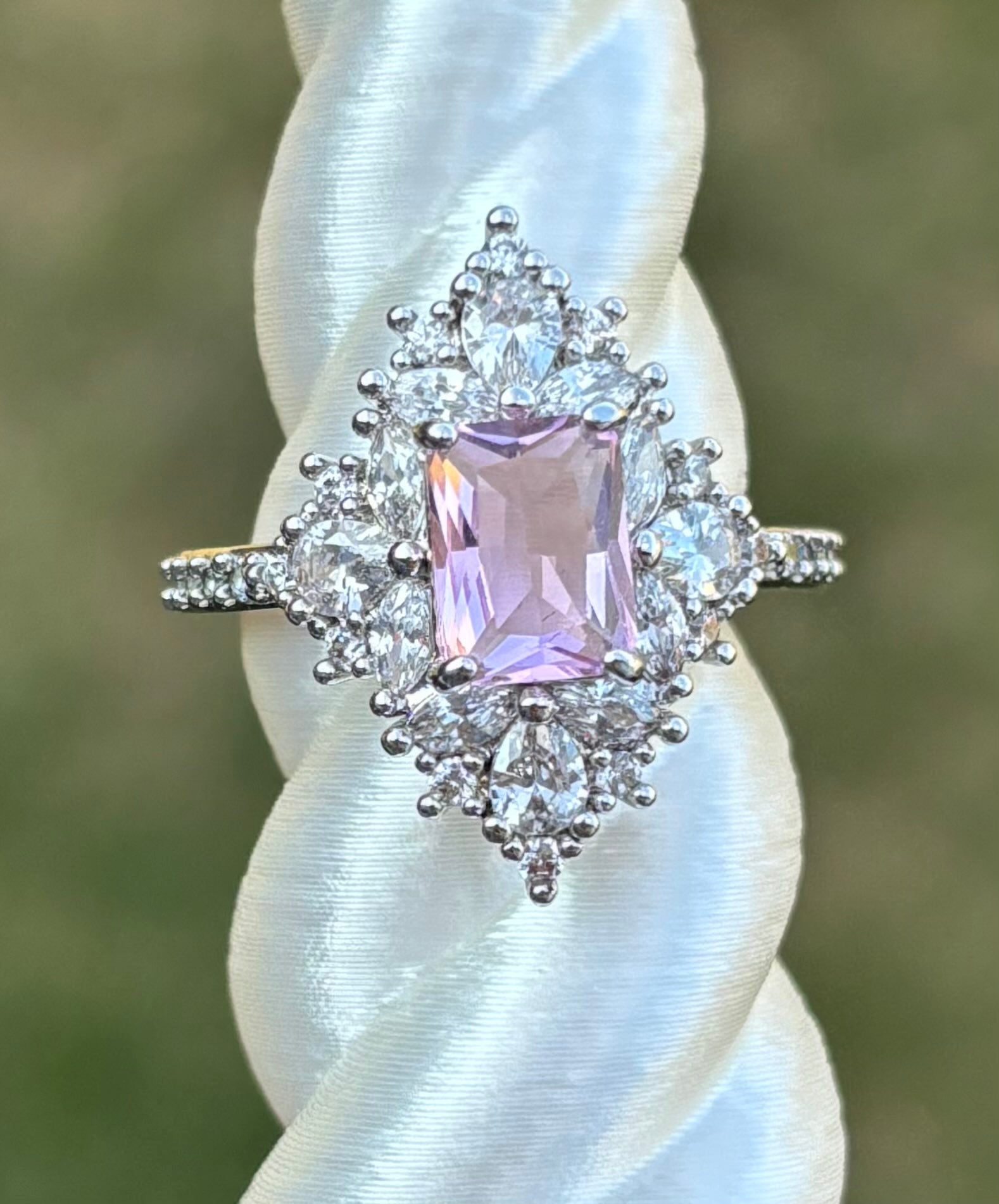 BP Rose Quartz Ring Size 7