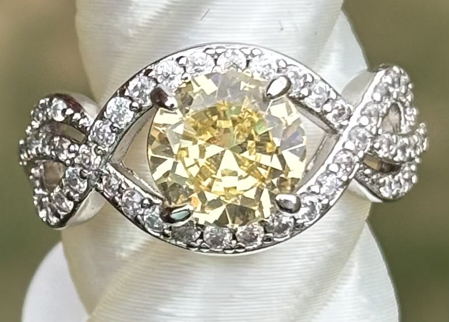 BP Lemon Cubic Zirconia Size 7