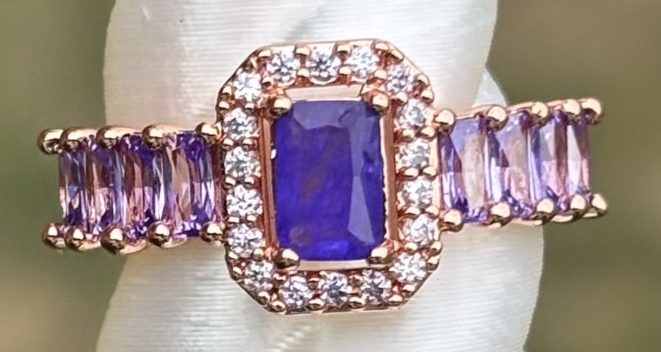 BP Purple Cubic Zirconia Size 7