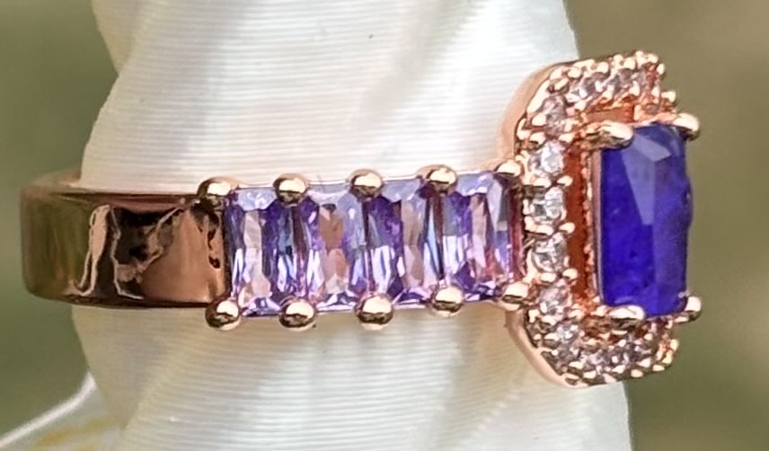 BP Purple Cubic Zirconia Size 7