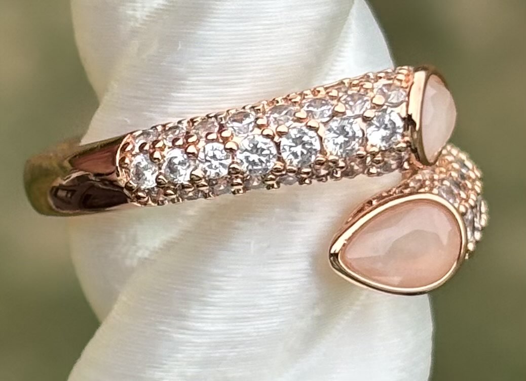 BP Peach Cubic Zirconia Size 8