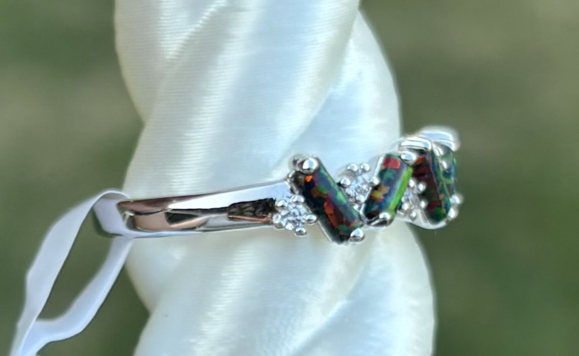 BP Black Fire Opal Size 8