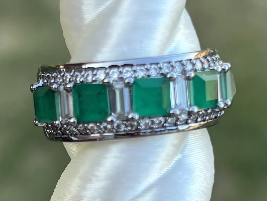 BP Emerald Cubic Zirconia Size 7