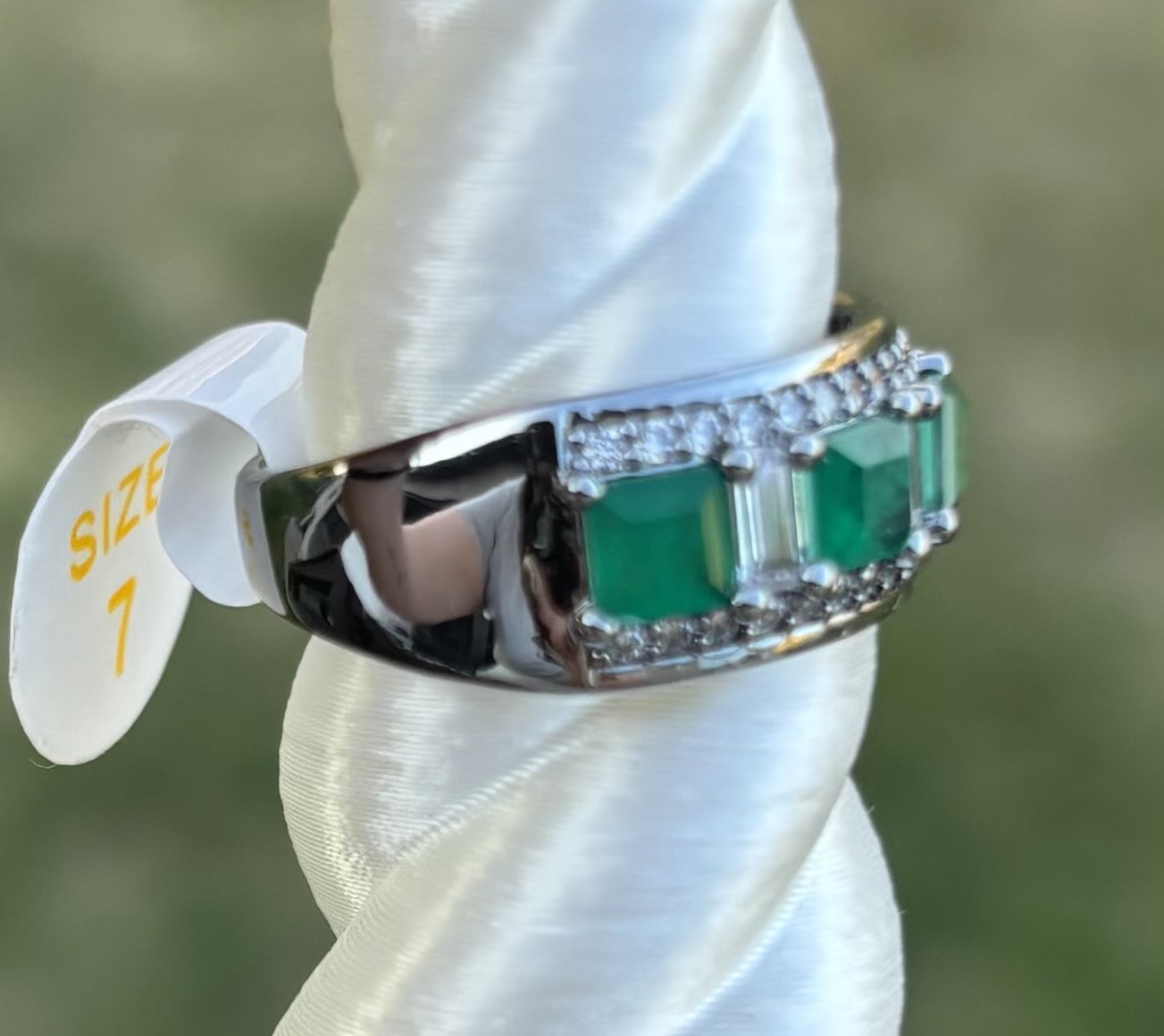BP Emerald Cubic Zirconia Size 7