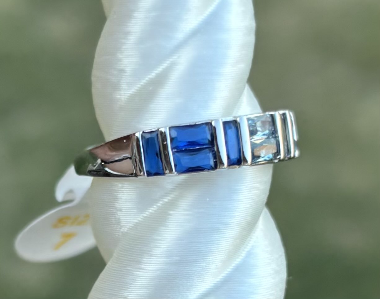 BP Array Of Blue Topaz Size 7