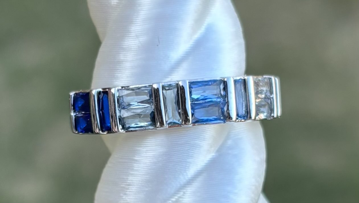 BP Array Of Blue Topaz Size 7
