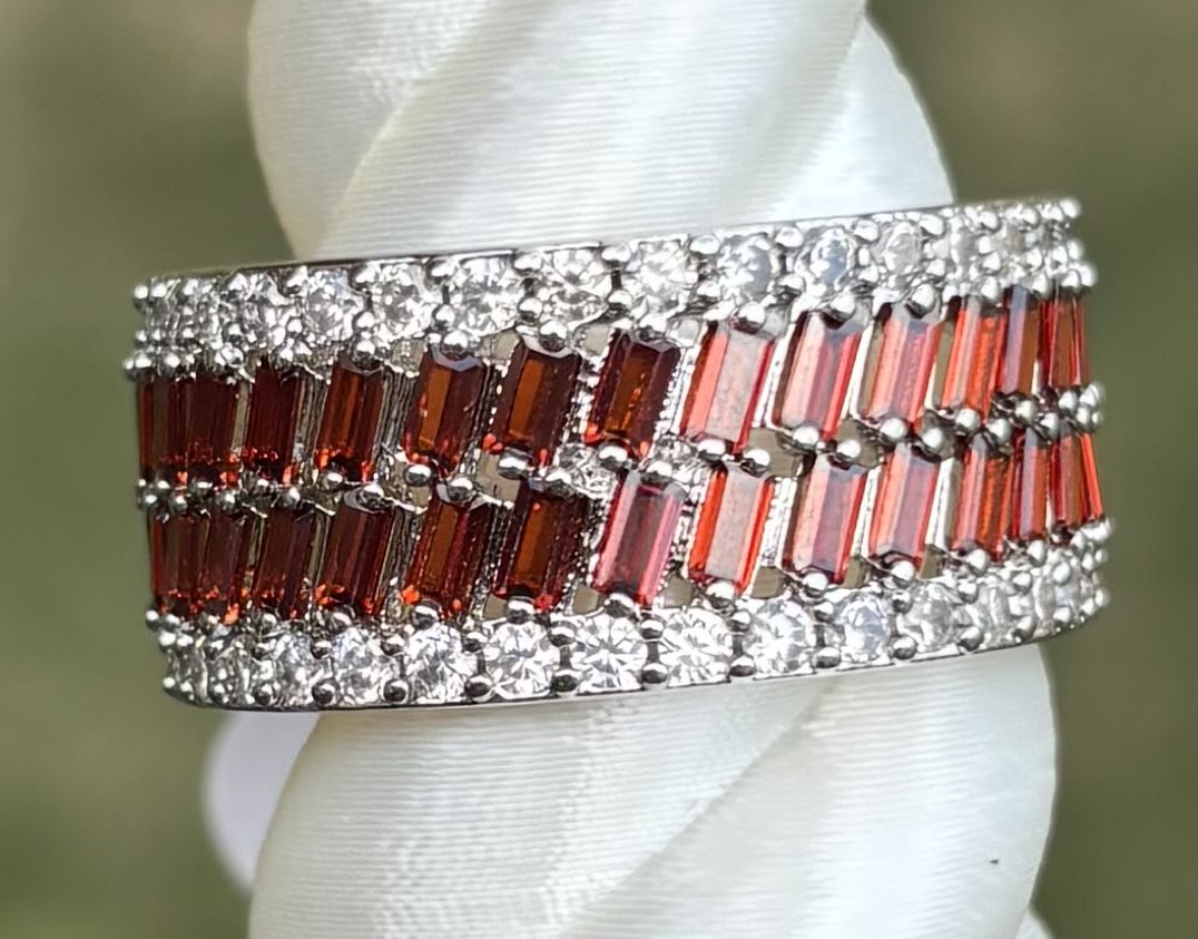 BP Garnet Cubic Zirconia Size 10