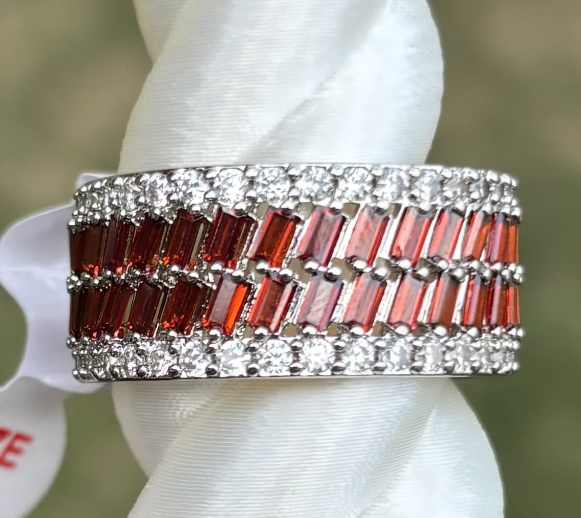 BP Garnet Cubic Zirconia Size 10