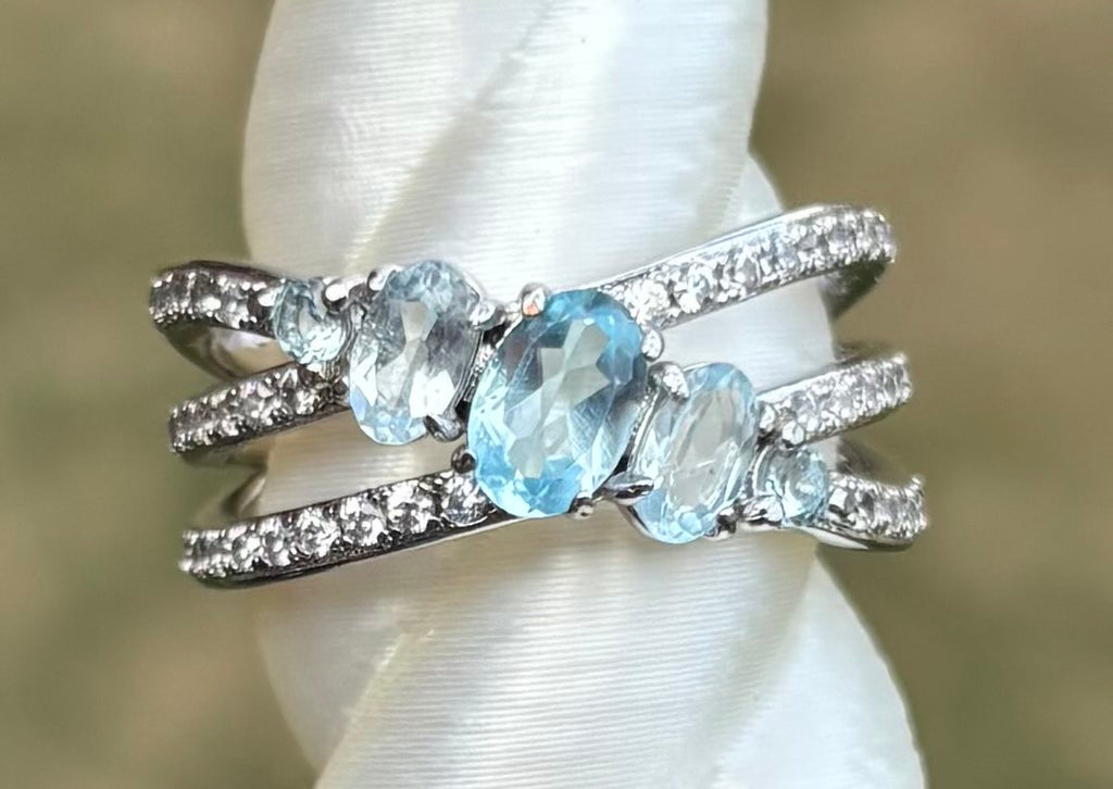 BP Blue Topaz Size 7