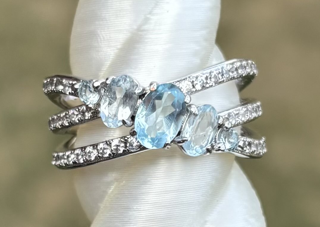 BP Blue Topaz Size 7
