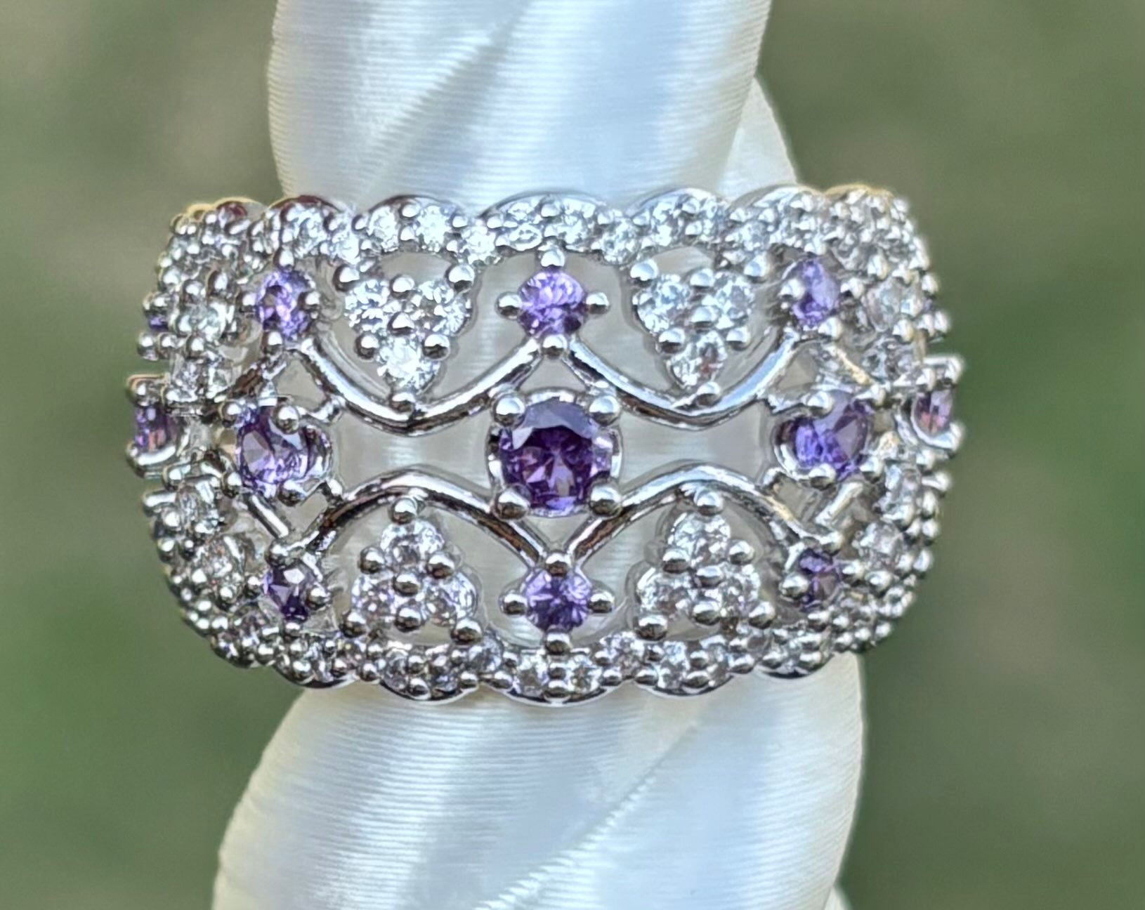 BP Amethyst Cubic Zirconia Size 6