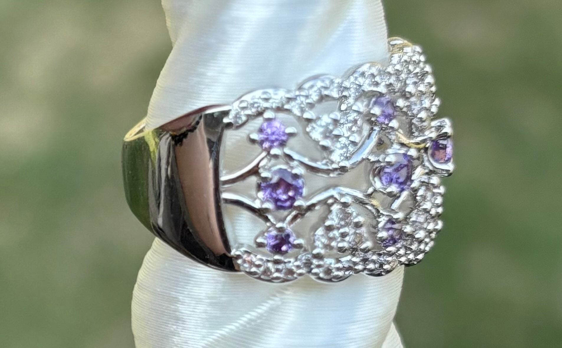 BP Amethyst Cubic Zirconia Size 6