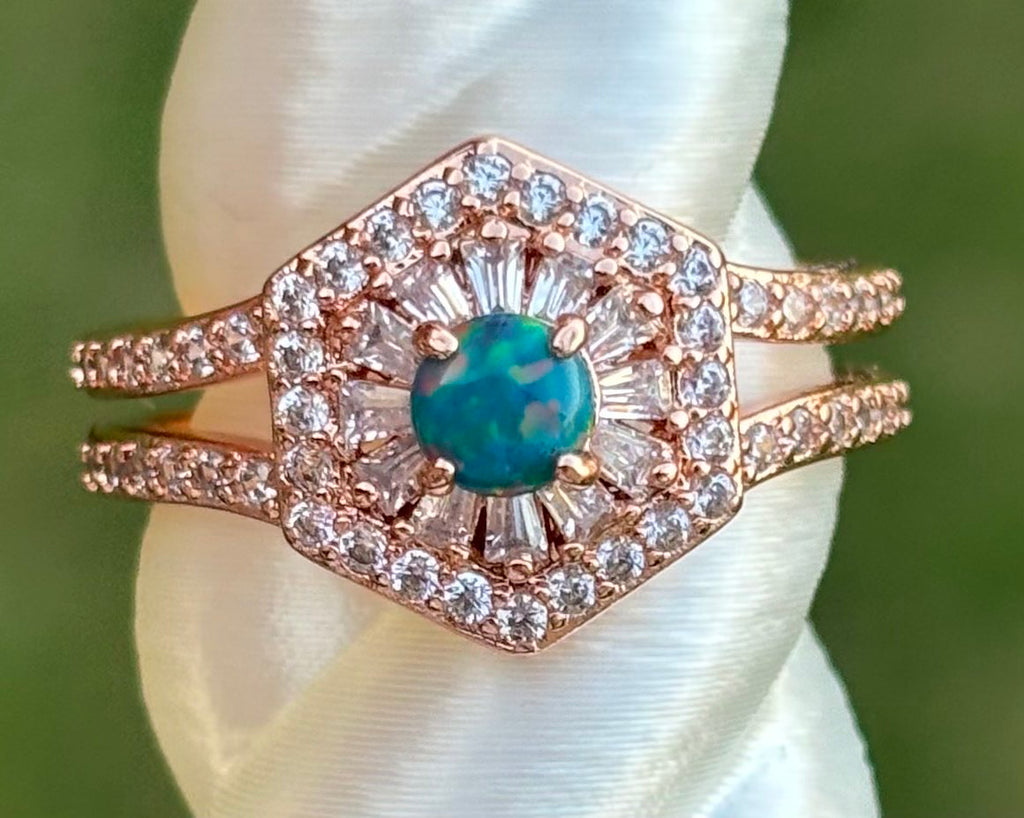 BP Emerald Fire Opal Size 8