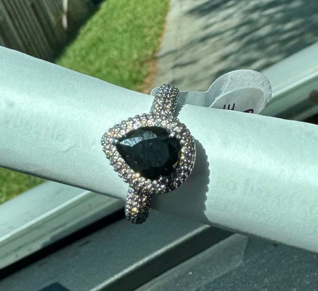 BP Black Onyx & Smokey Topaz Size 9