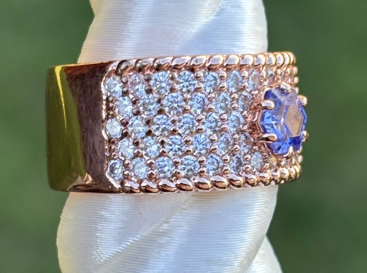 BP Tanzanite Rose Gold Size 7