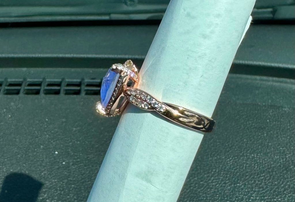 BP Lavender Fluorite Rose Gold Size 9