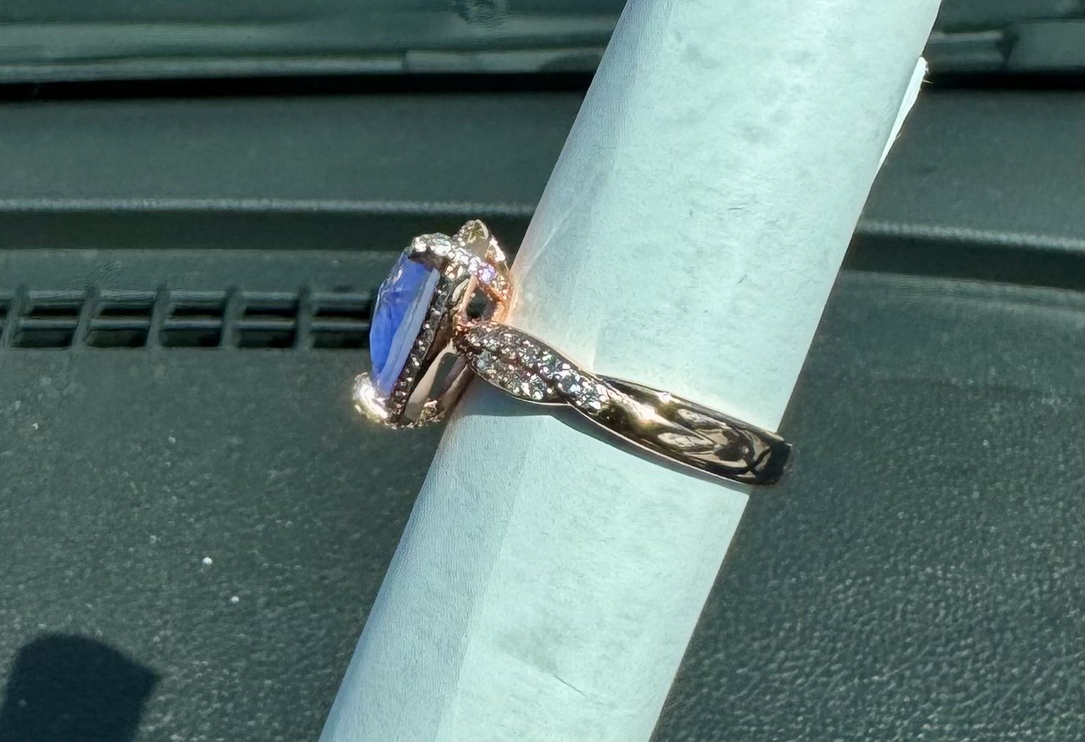 BP Lavender Fluorite Rose Gold Size 9