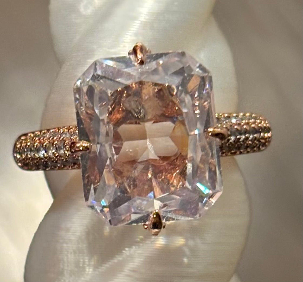 BP Diamond Cubic Zirconia Ring Size 8