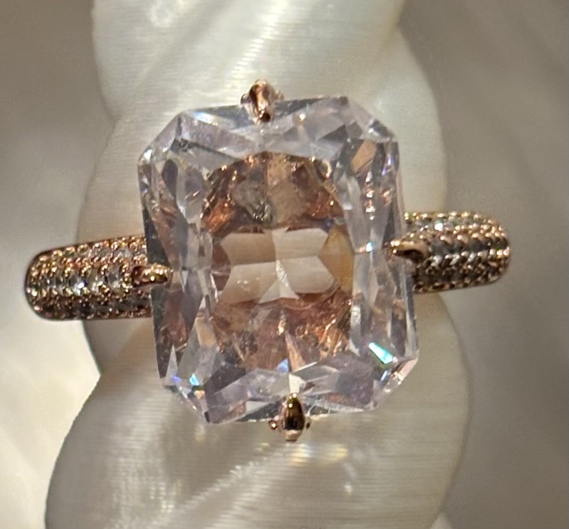 BP Diamond Cubic Zirconia Ring Size 8