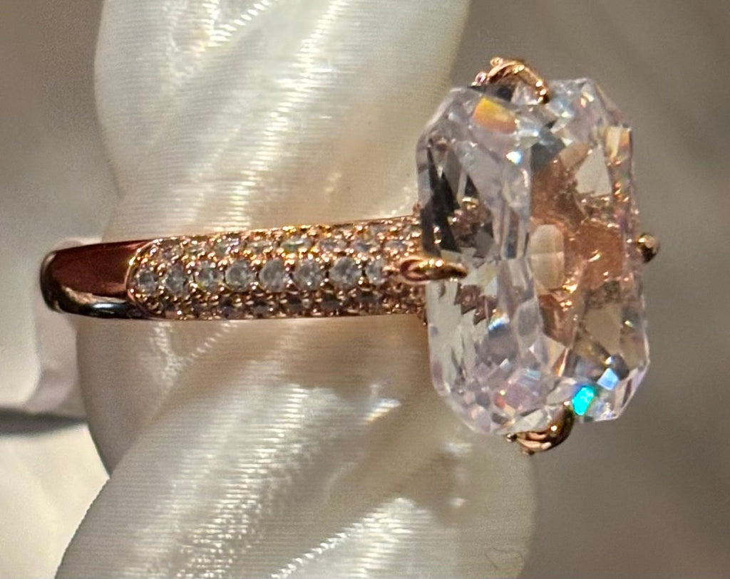 BP Diamond Cubic Zirconia Ring Size 8