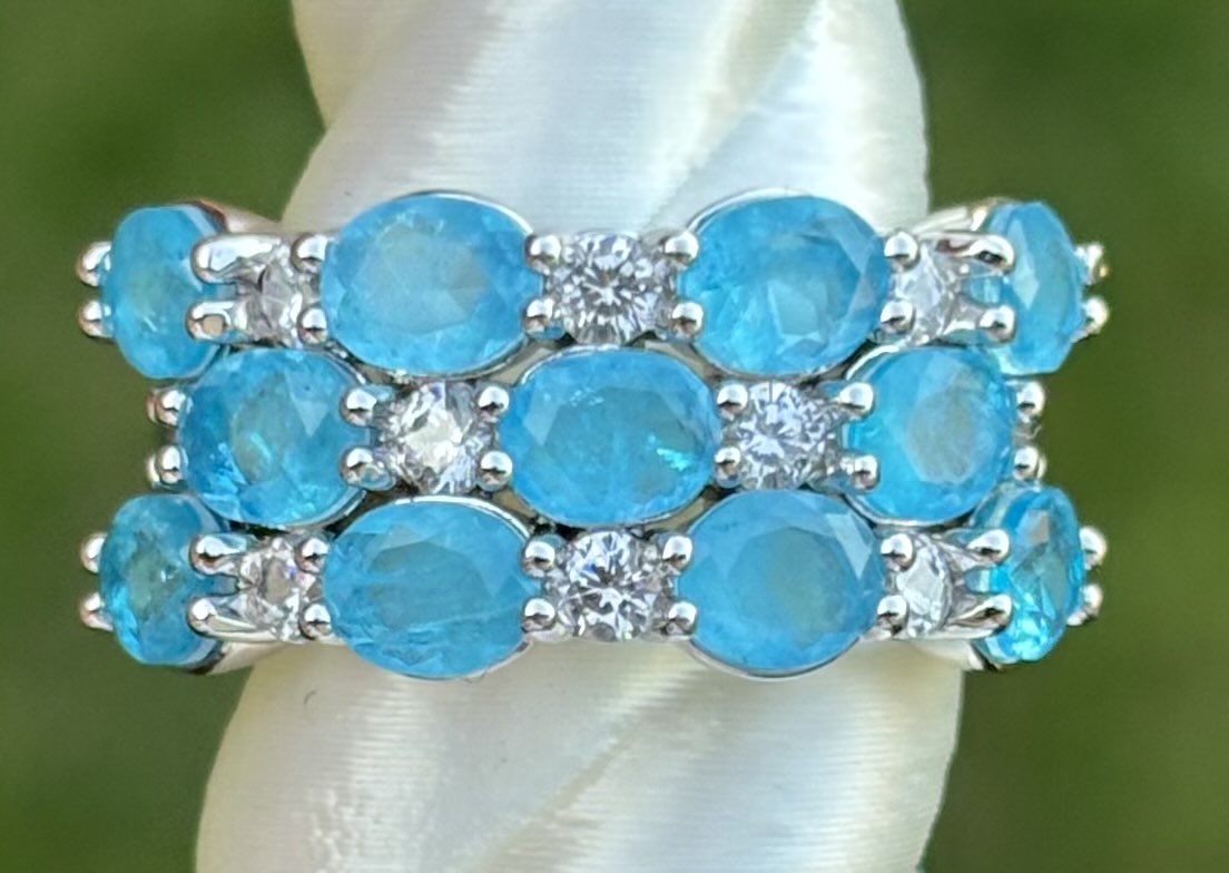 BP Aqua Cubic Zirconia Size 7