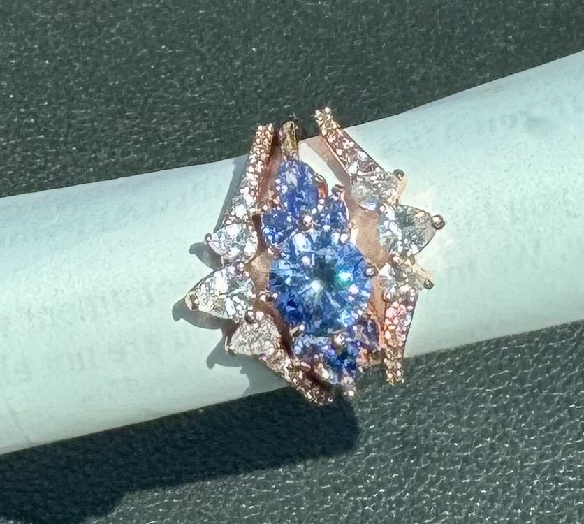 BP Tanzanite Rose Gold Size 10 December 2024