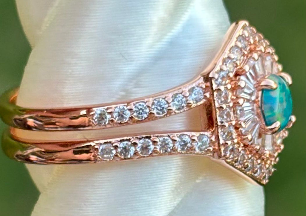 BP Emerald Fire Opal Size 8